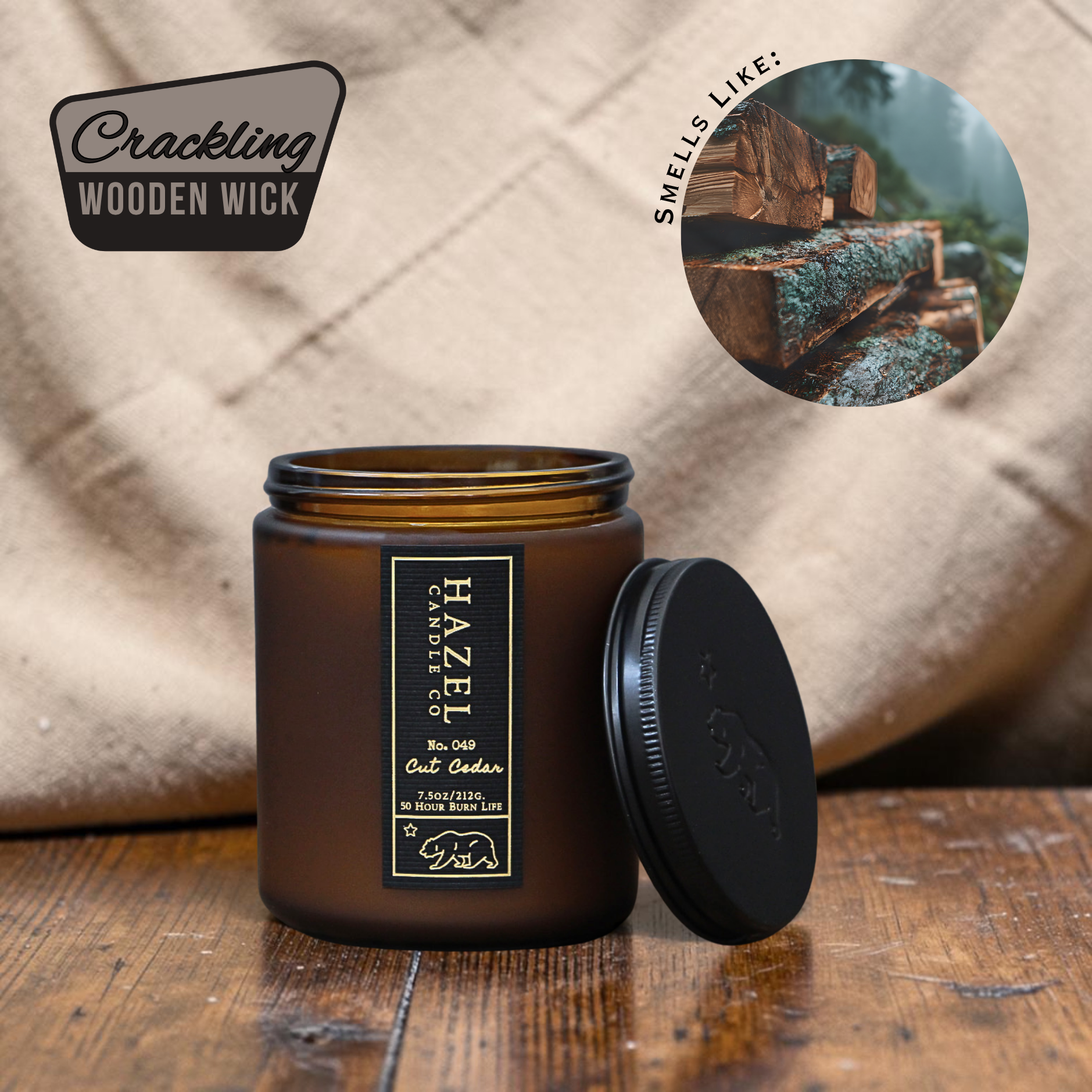 CUT CEDAR Candle – Hazel Candle Co.
