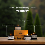 Thor Bradley's Sample Set - Candle gift set