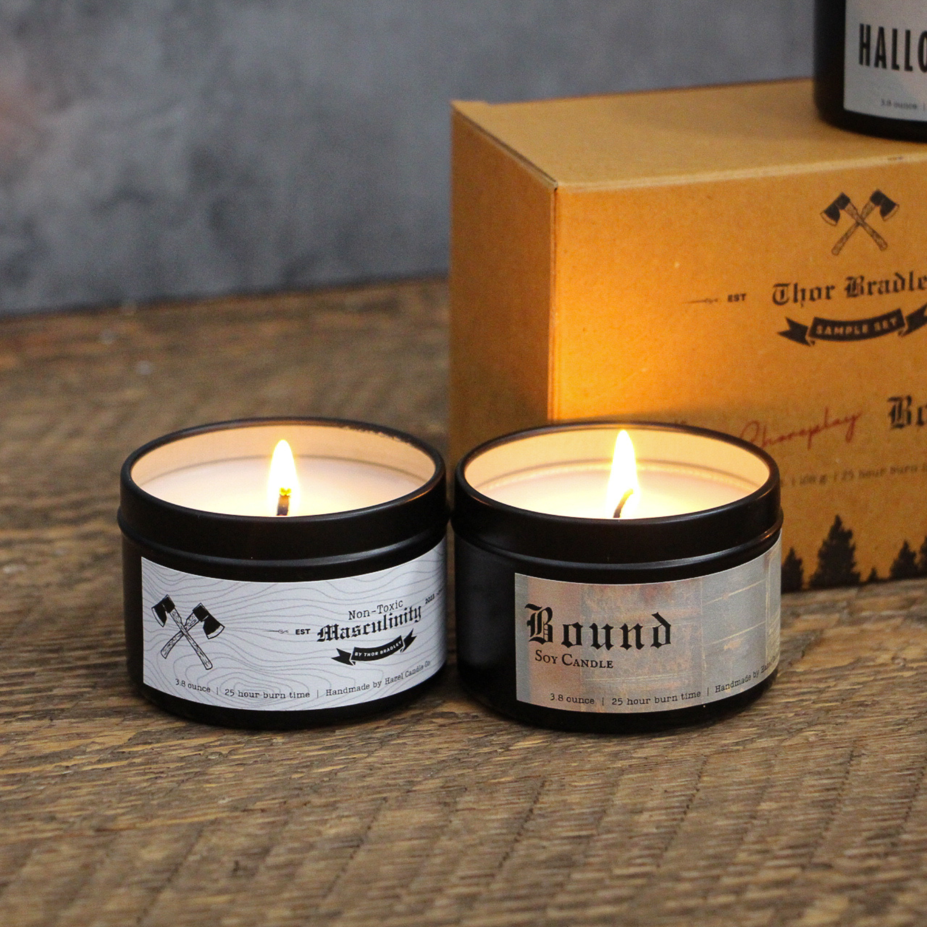 Thor Bradley's Sample Set - Candle gift set – Hazel Candle Co.