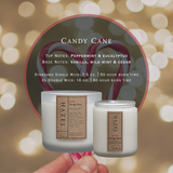 Candy Cane Candle