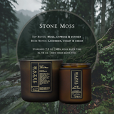 Stone Moss Candle [vetiver & lavender]
